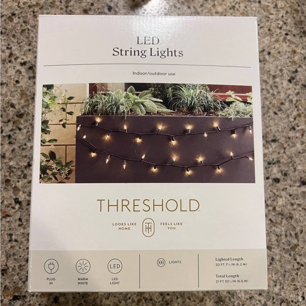 Threshold LED String Lights - Soft White